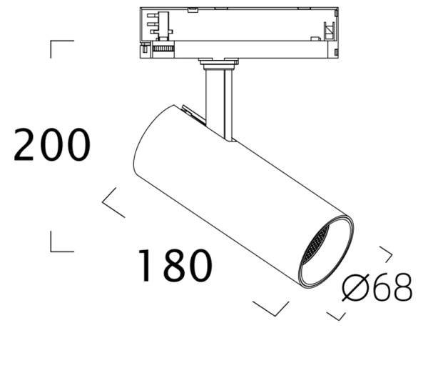 surface mount led track light rail , retail fixtures surface mounted focus track light , surface track light Supplier | Sincerelux
